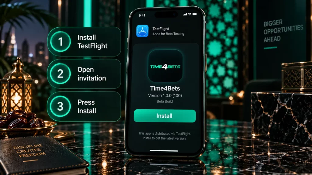 time4bets ios steps