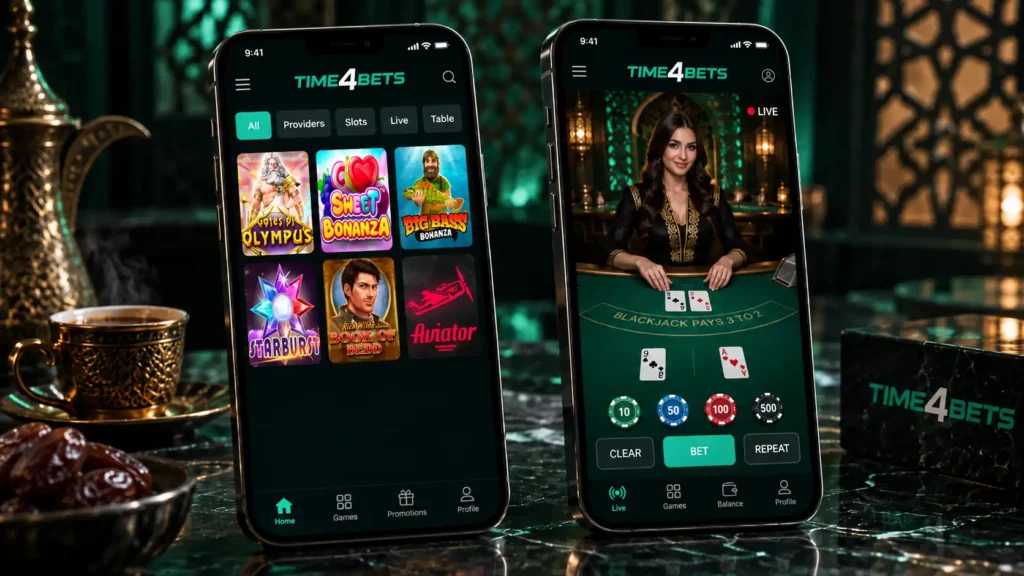 time4bets live dealer