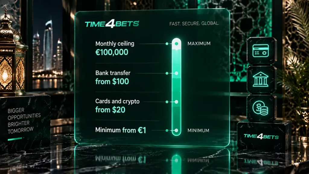 time4bets minimum maximum