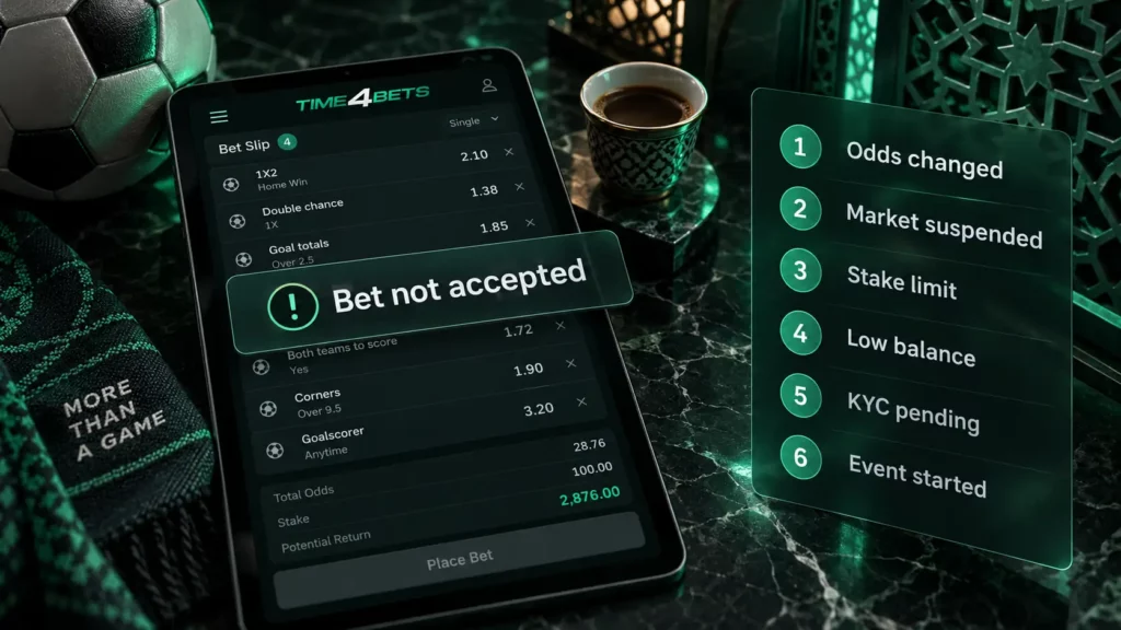 time4bets rejected
