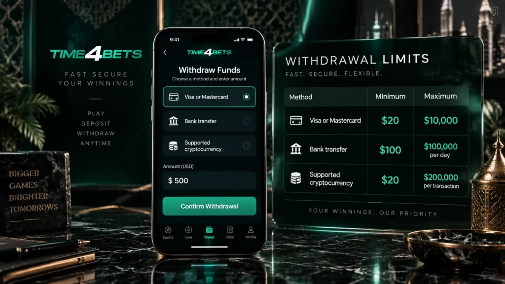 time4bets withdrawal
